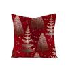 New Christmas Pillow Cover Printed Decorative Cushion Cover Home Sofa Cushion Linen Sofa Back