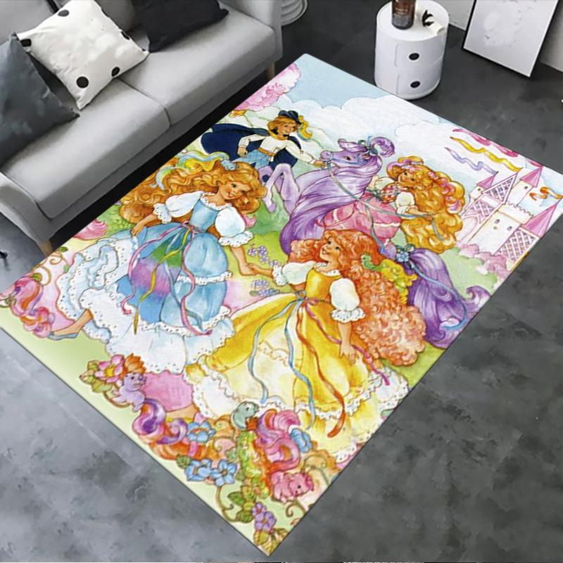 2025 New Lady Lovely Locks Carpet Rug for Living Room Bedroom Home Sofa Decoration,Kids play Non-slip Floor Mat 63