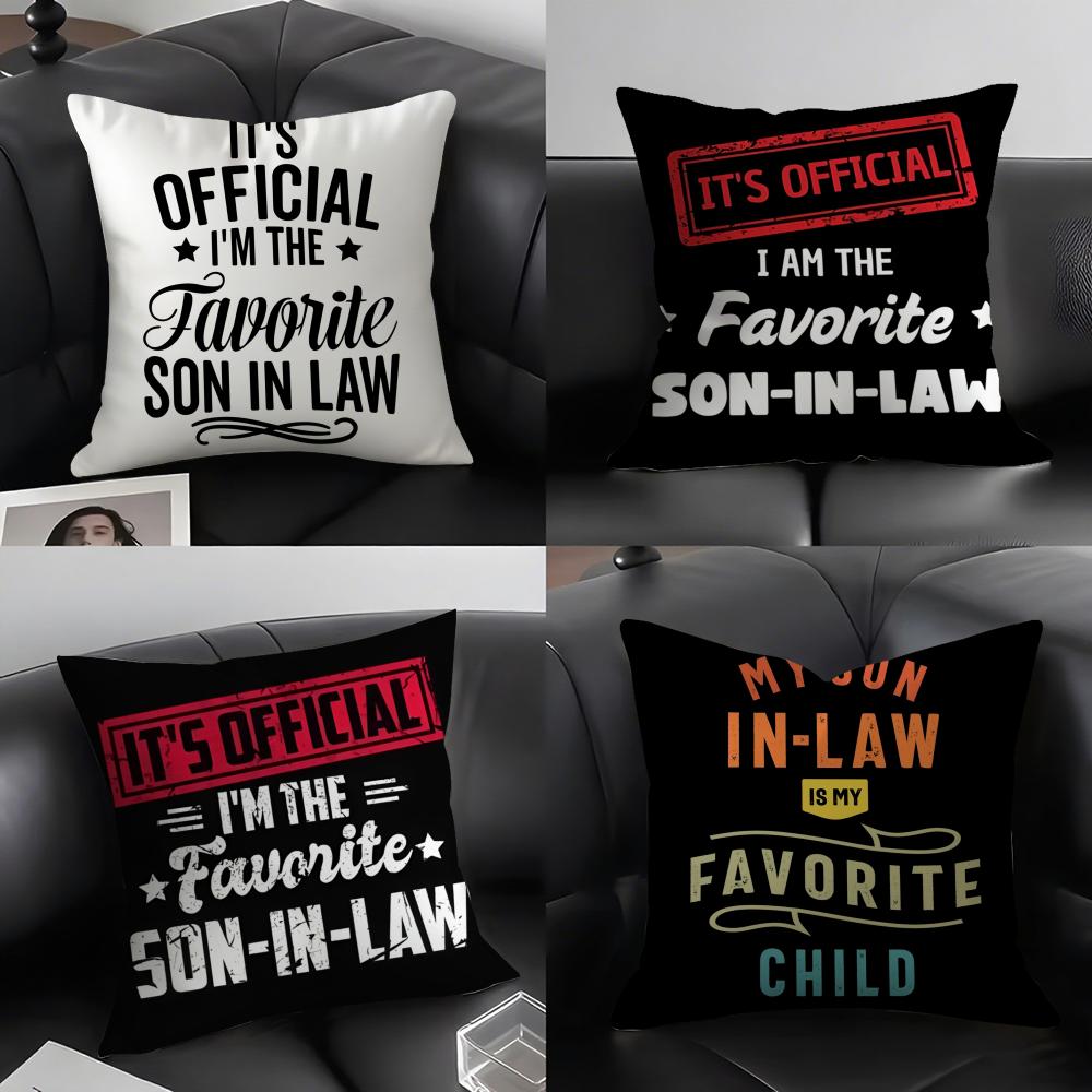 THE FAVORITE SONINLAW Cushion Cover Pillowcase Ultra Soft Skin Friendly Fabric Cloud Like Comfort Concealed Zipper