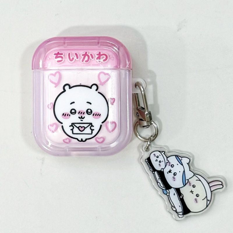 

Версия Второе поколение и Третье поколение Airpodspro2 Беспроводные Bluetooth-наушники Чехол 3 4 Поколение 5 Поколение Жесткий Чехол Chiikawa Wusaqi AirPods 4 [Foundation Jiyi] + pendant