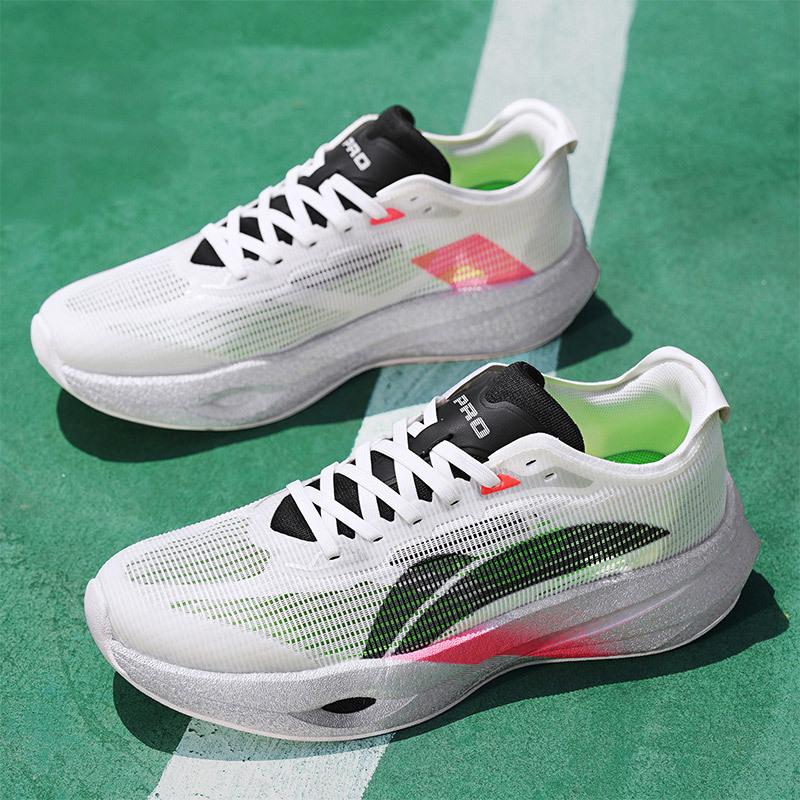 Running shoes Carbon board flying shadow 5U breathable male student sports adult racing running shoes female sports marathon shoes