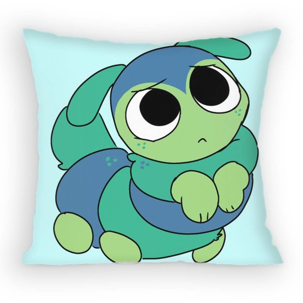 Horror Game Dandys World Pillow Case Antidustmite Pillowcase Invisible Zipper Silky Short Plush Sofa Cushion Cover