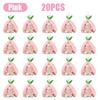 Cute Transform Strawberry Bunny Fruit Animal Plush Toy Key Chain Accessories Backpack Keychain Stuffed Animal Bag Pendant