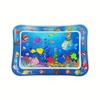 1Pc Inflatable Pvc Baby Playing Water Mat Square Fishing Splash Toddler Pad Early Education Activity Toys Mat Cushion Gift