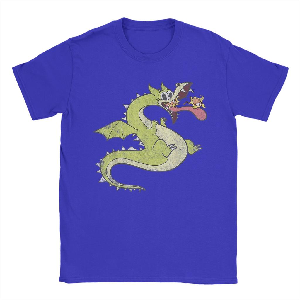 Summer Cuphead Grim Matchstick Hipster T Shirts  100 Cotton Tee Shirt for Men Aesthetic Print Short Sleeve Top Tees