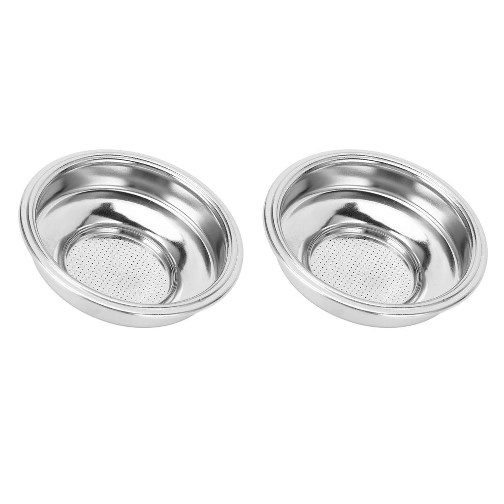 Single Dose Double Layer Filter Basket Stainless Steel Coffee Filter Basket for 58mm Coffee Machine Handle