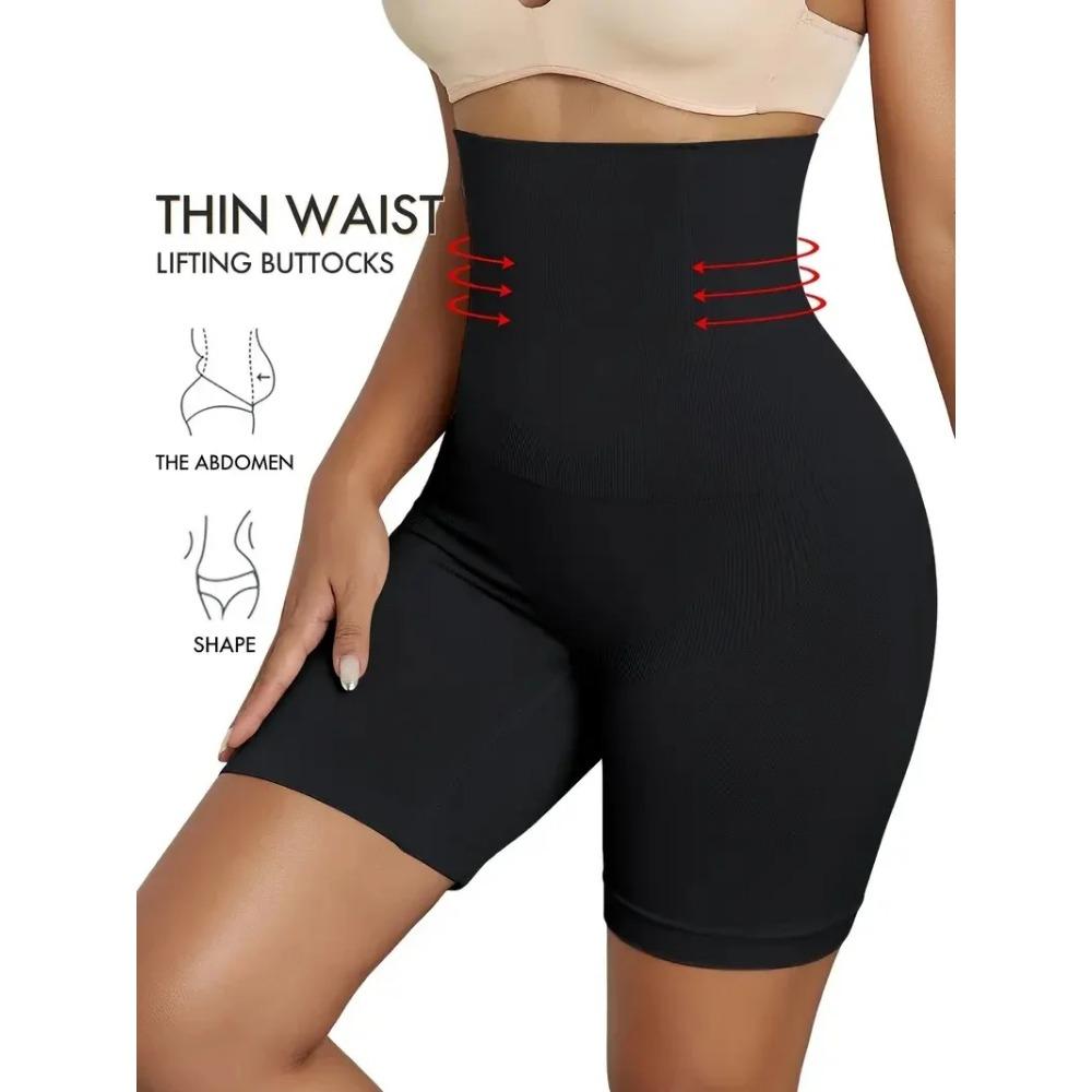 High Waist Shaping Boyshort Panties, Tummy Control Butt Lifting Slim Shorts, Women's Underwear & Shapewear
