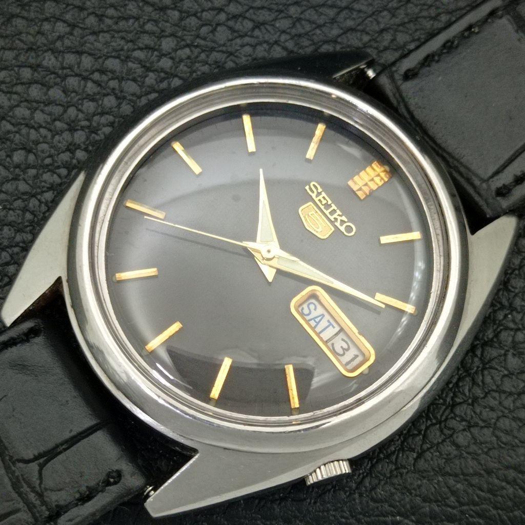 AUTOMATIC VINTAGE SEIKO 5 JAPAN 7009A MENS ORIGINAL DIAL WATCH A706993-1