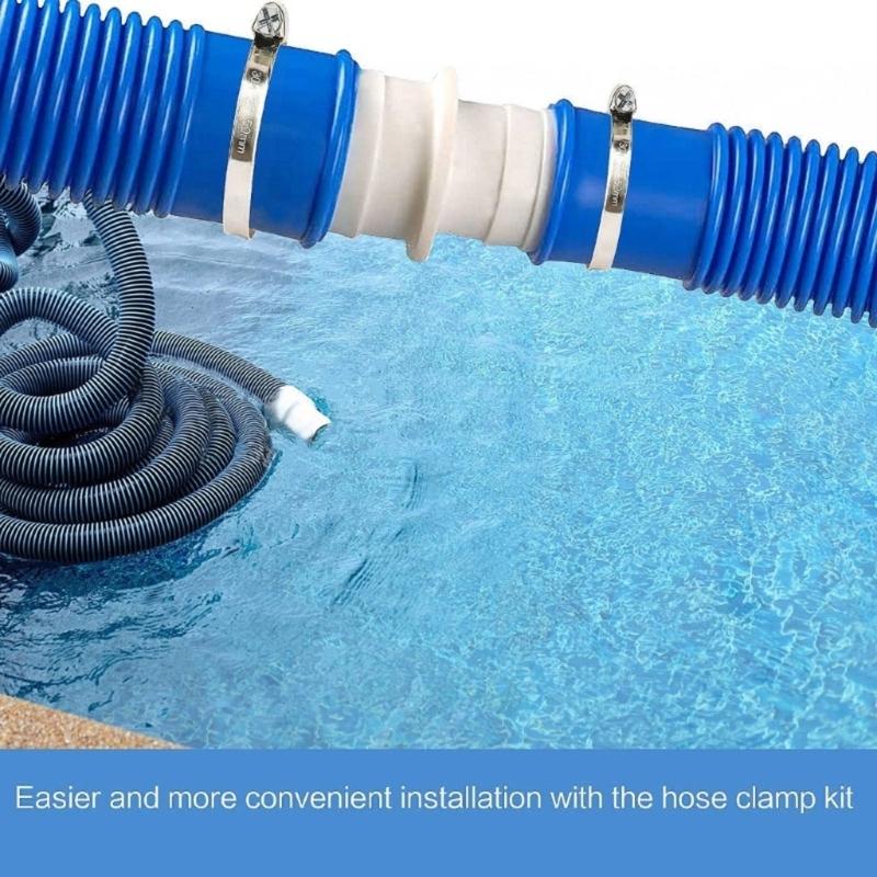 Powerful Pool Pump Hose Featuring Leak Proof Design and Reinforced Fasteners Suitable for Various Filter Systems and Spa