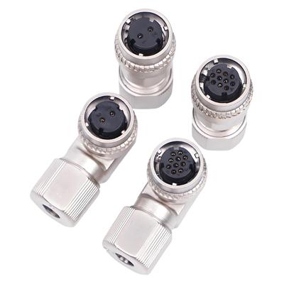 Upgrades 10 Cores Aviation Plugs & Socket with Gold Plated Contacts for Stable Signal Transmission In Industrial Equipment