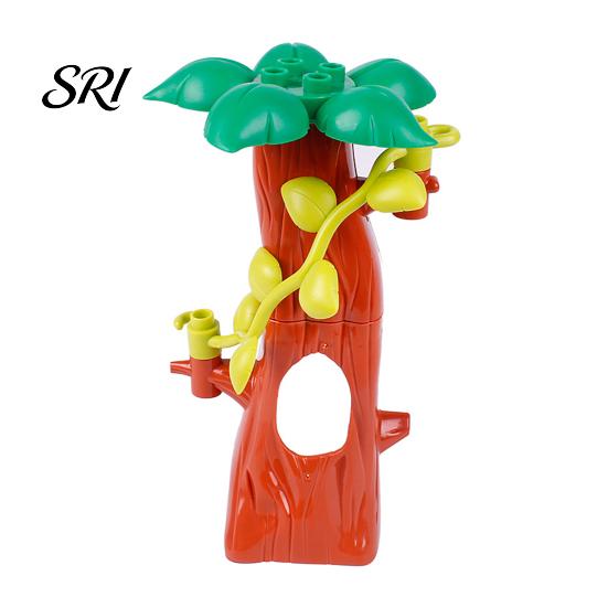 Mini Building Block Toy Tree Cactus Leaf Flower Bush Greenery Plants Construction Brick Replacement Compatible with Classic Blocks Builders