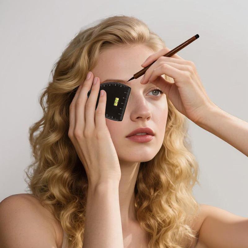 Stainless Steel Fast Drawing Eyebrow Design Ruler Microblading Mapping Tool Shaping Permanent Makeup Drawing Guide Ruler Tattoo