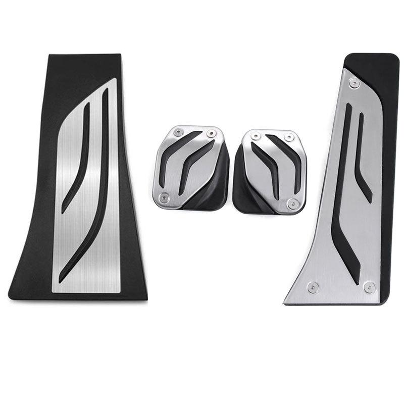 Accelerator Gas Brake Footrest Cover LHD Stainless Steel Car Pedal For BMW X5 X6 F15 F16 E70 E71 E72 2008 - 2018