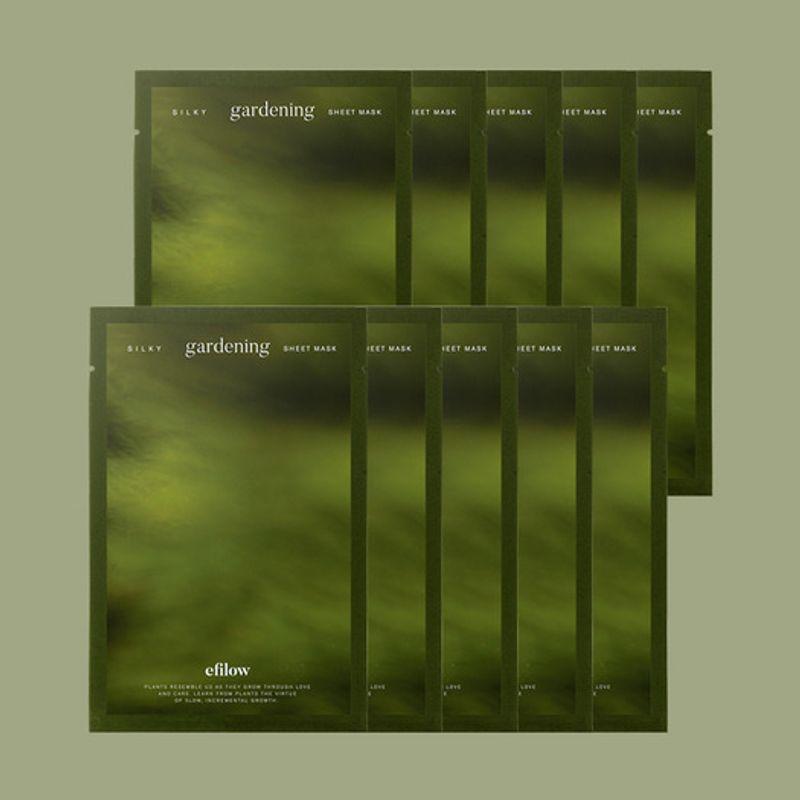 

Gardening Smooth Soft Mildly Acidic Vegan Mask Pack 24ml (10EA) 10 Calming Mindfulness Sheet Masks
