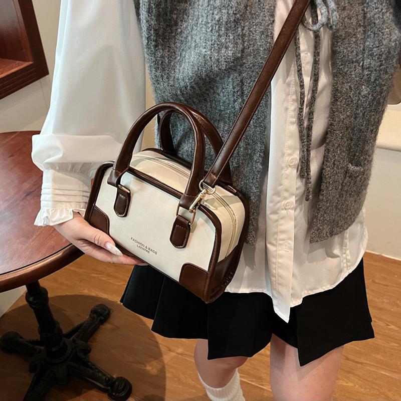 Retro Minimalist Small Square Crossbody Bag Spring Summer New Handheld Women's Fashion Versatile Quality Handbag