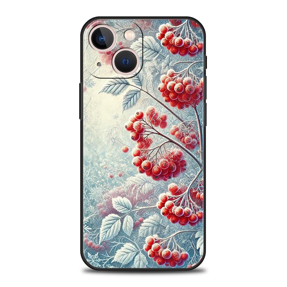 Oil Painting Flowers Pattern Design Phone Case Cover for iPhone 17 16 15 14 13 12 11 Pro Max 17 Air Plus Shockproof Soft TPU Bag