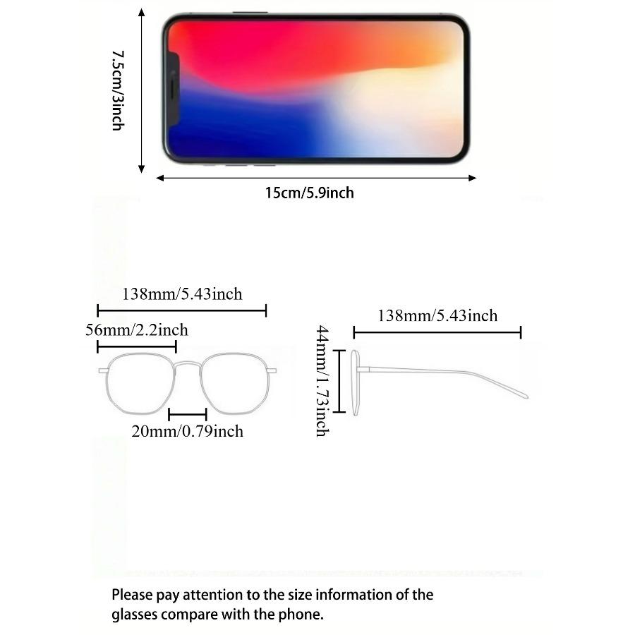 1pc Men's Gold Small Frame Wide Leg Metal Sunglasses Women's Summer Beach Travel Festival Essential Accessories