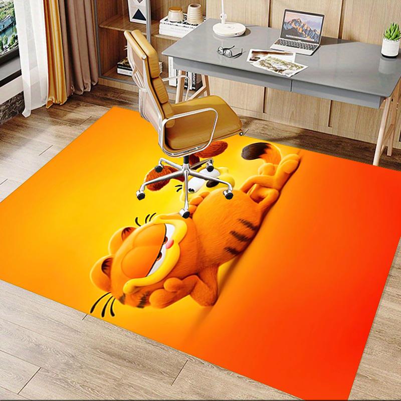 Garfield Puss Boots Carpet For Playroom Bedroom Living Room Sofa Home Decorkids Game Area Rug Nonslip Floor Mat