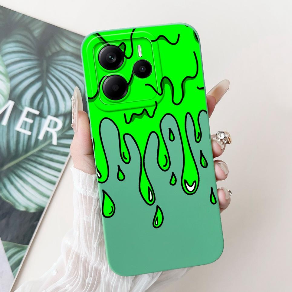 New Fashion Case For Xiaomi Redmi Note 14 14S 14 Pro Plus Phone Shell Flower Butterfly Luxury Girly Back Cover Soft Silicone