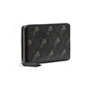 Gucci Tiger Print Presbyopia Logo Long Zipper Canvas Patchwork Wallet Wallet Men's Black Gray