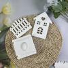 House Candstick Molds House Shaped Tealight Holder Molds with Base for DIY Candstick Candle Holder Home Decorations