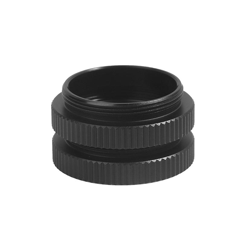 2Pcs/set Metal C-Mount 5mm Extension Tube Adapter C-CS Mount Adaptor Spacer Ring For CCTV Lens