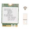 WiFi 6E Wireless Card with RTL8852CE Chip, 5374Mbps Triple Band, RTL8852CE Chip, WiFi 6E Technology, BT5.3 Compatible, Plug and Play