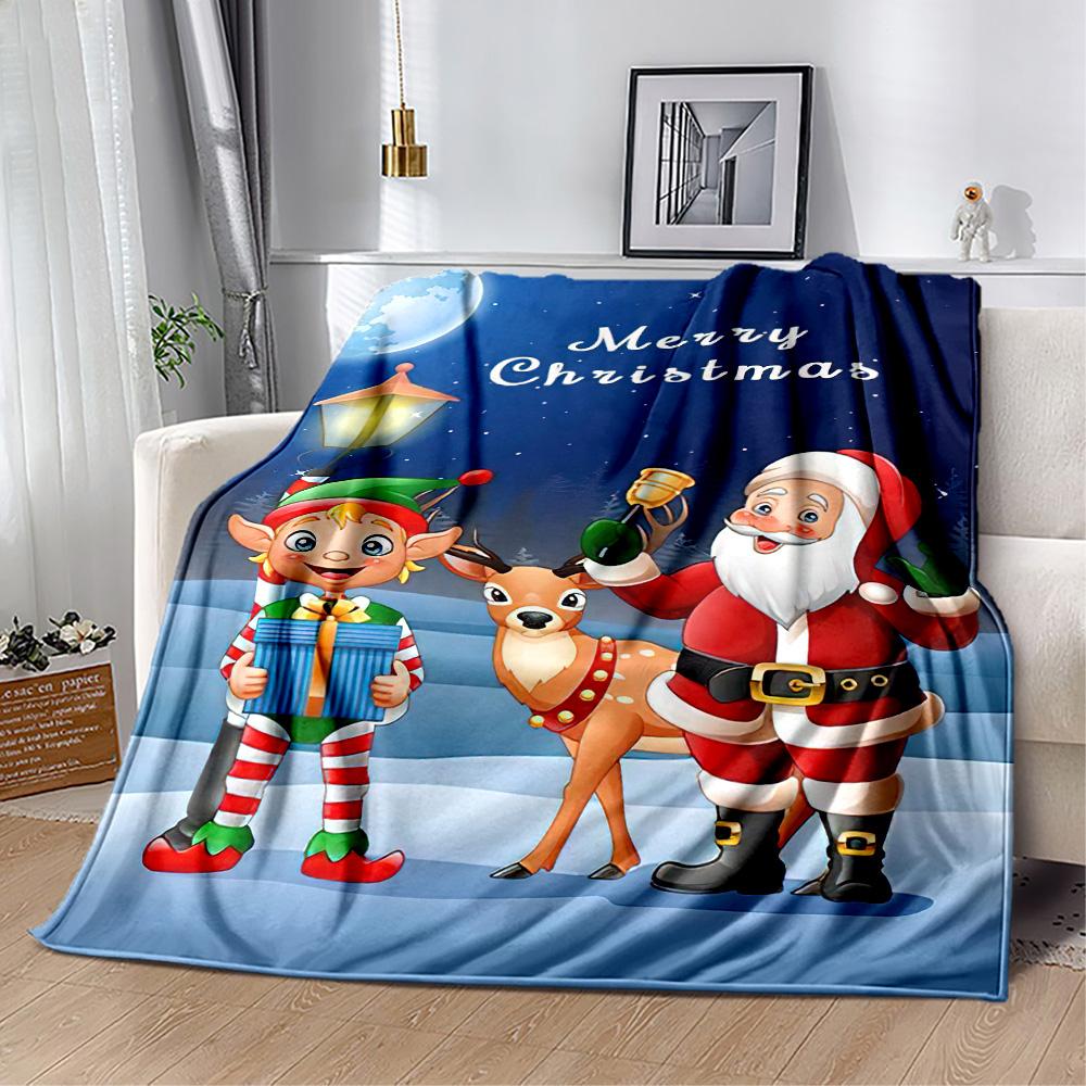Christmas 257 Blanket Durable Comfort Great for Bed Bedding Office All-Season Use Modern Unique Gift for Family and Friends Camping