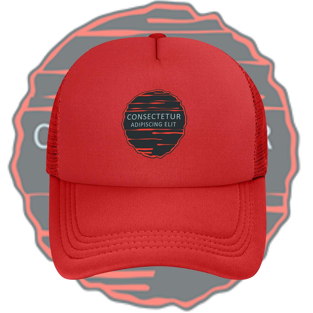Abstract design dark circle red lines Baseball Cap Anime Graphic Hats Adult Unisex Women Sports Outdoor