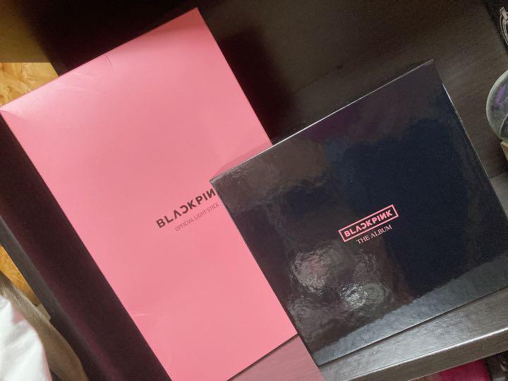 [USED] BLACKPINK's Old Light Stick and Album