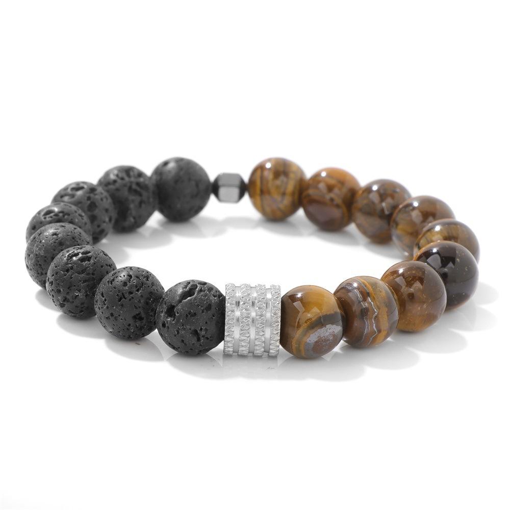 

JYL TS Bracelet Turtle Animal Charm Brings Longevity & Coastal Calm 10mm Volcano Yellow Tiger джинсовий синього кольору