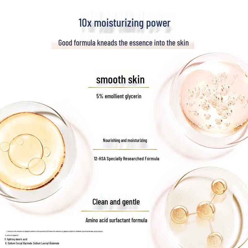 DOVE White Peach Shower Foam & Shampoo Set