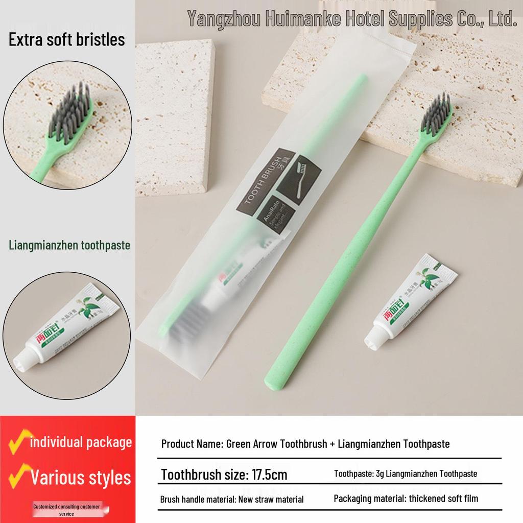Deluxe Disposable Toiletry Set: Includes Toothbrush, Toothpaste, and Comb for Hotel, B&B, or Guest Use