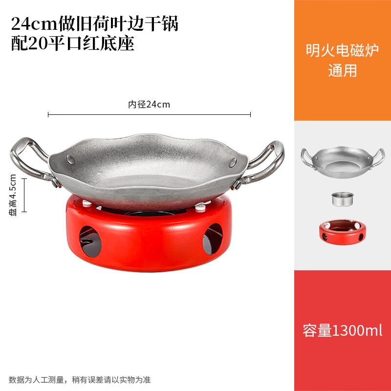 Wutuo Lotus Leaf Dry Pot & Warmer Set