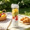 Lightweight Meal Replacement Shaker Cup Portable Blender Cup USB Fast Charging Personal Size Juicer 600ml Capacity for Smoothies And Shakes