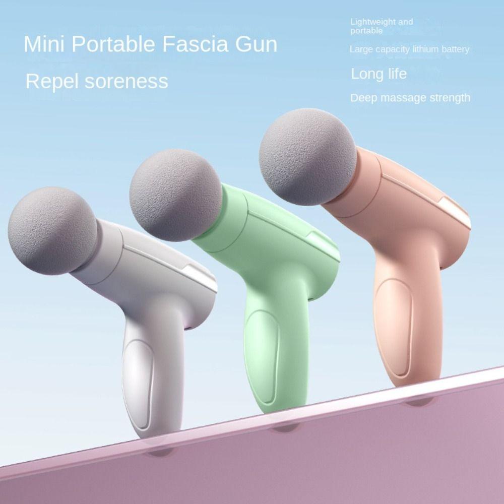 Handheld Electric Fascia Massager 3 Levels Adjustable Deep Tissue Massagegun  Women
