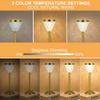 New Elegant and Beautiful Rechargeable LED Crystal Table Lamp with Dimming Function - Sophisticated Wireless Night Light for Hot