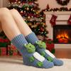 Long Stocking Stuffers Socks Chunky Knit Thermal Warm 3D Cartoon Animal Anti Slip Socks Funny Soft Crew Winter Thicken Socks
