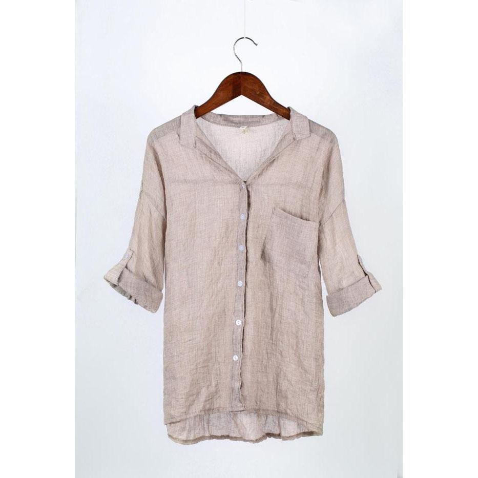 Elegant Feminine Shirts Cotton Linen Large Size Blouses Fashion Woman Vintage Blouses Summer Korean Style Clothes