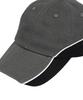 Loghideumatin Lm Blocking Reflective Piping Cotton Ball Cap (Charcoal)