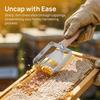Silver Honeycomb Scraper Stainless Steel Hive Scraper Tool Honey Uncapping Fork  Honey Harvesting