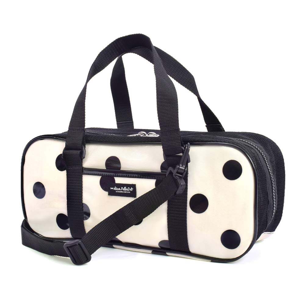 COLORFUL CANDY STYLE Art Supplies and Paint Set Watercolor Polka Dot Large Cute Mesh Art Supplies Set with Shoulder Watercolor a 12ml White Paint