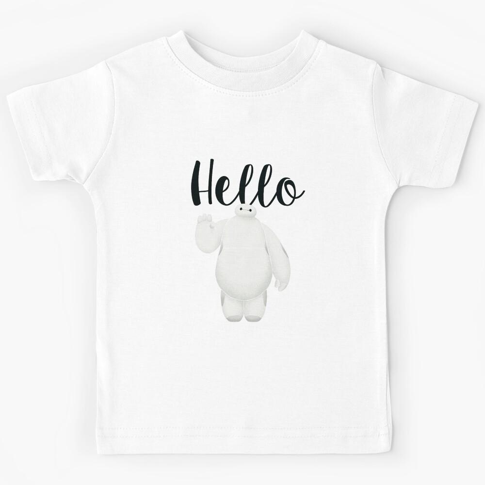 Big Hero Baymax Wave Hello Graphic Kids T-Shirt 120