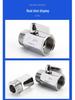 Mini Ball Valve 304 Stainless Steel, Internal/External Thread, 6/4 Points