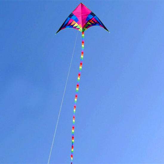 Fairy Style Large Triangle Kite for Adults and Children - Easy to Fly