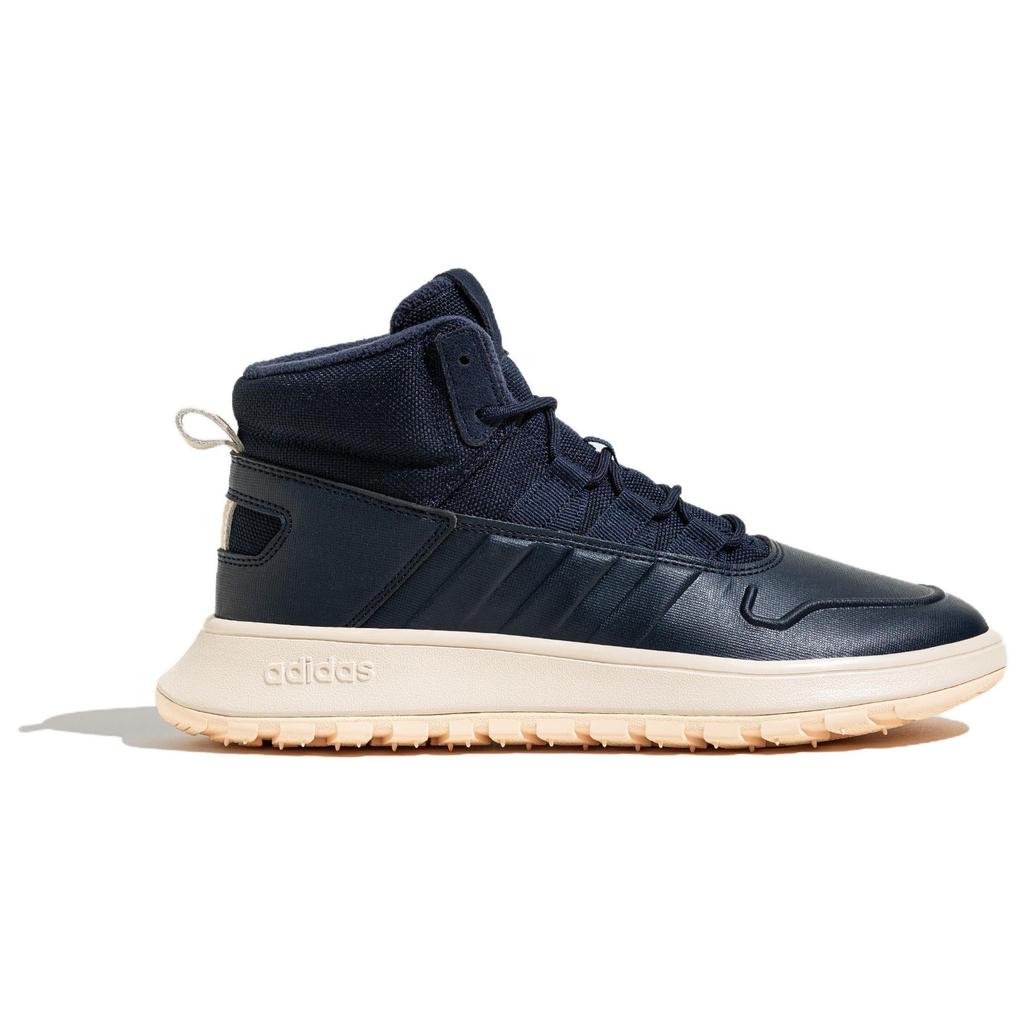 Adidas Neo Fusion Storm Synthetic Leather Nylon Plush Comfortable Versatile Warm Shock Absorbing Wear Resistant Mid Top Casual Shoes IF1626