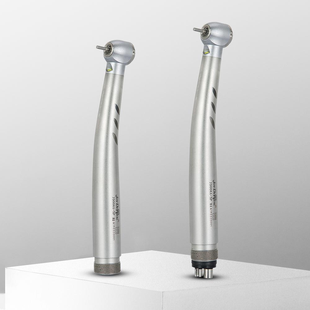 JD008A1-SP JOY DENTAL High Speed Handpiece E-generator LED Light Ceramic Bearing Push Button 4 Water Spray 2/4 Holes Optional