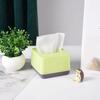 Square Tissue Box Solid Color Paper Towel Box Simplicity Design Napkin Holder  Home Use