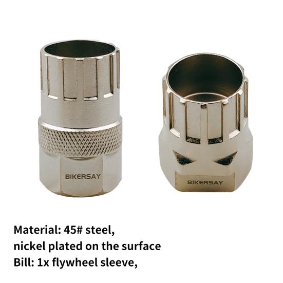 BT013A/BT013B Hard Compact Silver Color Flywheel Sleeve Portable Bicycle Lockring Parts