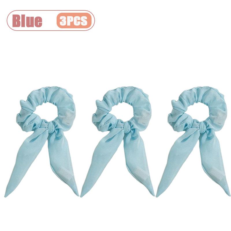 1-20PCS Glow Scrunchie Hair Tie Glow in Dark Ponytail Holder for Women Girls Carnival Birthday Party Rave Gift Elastic Hair Band